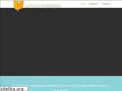 Sites similar to ambientepropio.cl