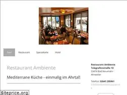 Sites similar to ambienterestaurant.de