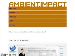 Sites similar to ambientimpact.com
