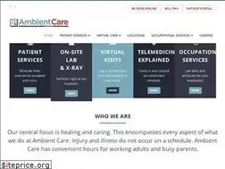 Sites similar to ambientmedicalcare.com