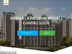 Sites similar to ambikalaparisianmohali.co.in