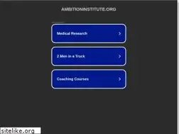 Sites similar to ambitioninstitute.org