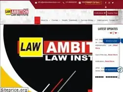 Sites similar to ambitionlawinstitute.com
