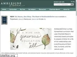 Sites similar to amblesideonline.com