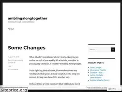 Sites similar to amblingalongtogether.wordpress.com