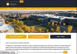Sites similar to ambrose.edu