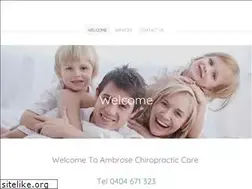 Sites similar to ambrosechiropracticcare.com