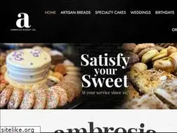 Sites similar to ambrosiabakeryco.com