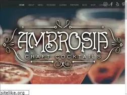 Sites similar to ambrosiacocktails.com