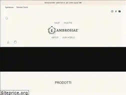 Sites similar to ambrosiae.com