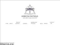 Sites similar to ambrosiamatthews.com