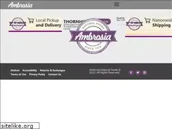 Sites similar to ambrosianaturalfoods.com