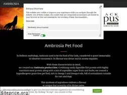 Sites similar to ambrosiapetfood.com