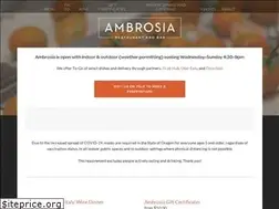 Sites similar to ambrosiarestaurant.com
