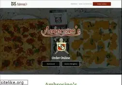 Sites similar to ambrosinospizza.com
