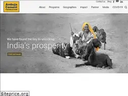Sites similar to ambujacementfoundation.org