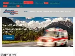 Sites similar to ambulance-cars.de