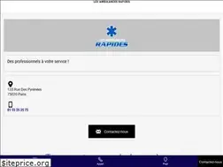 Sites similar to ambulance-paris.fr