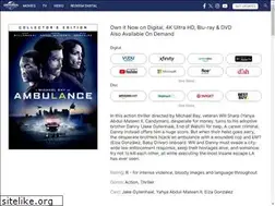 Sites similar to ambulance.movie