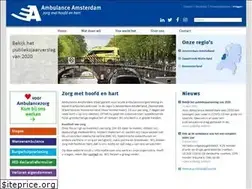 Sites similar to ambulanceamsterdam.nl