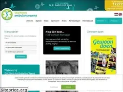 Sites similar to ambulancewens.nl