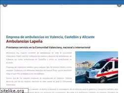 Sites similar to ambulancias-lapenya.com