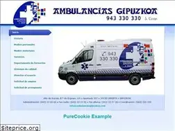 Sites similar to ambulanciasgipuzkoa.com
