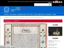 Sites similar to ambvilnius.esteri.it