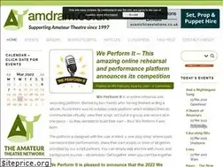 Sites similar to amdram.co.uk