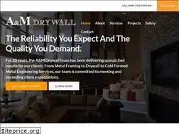 Sites similar to amdrywall.com