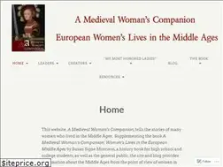 Sites similar to amedievalwomanscompanion.com