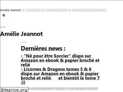 Sites similar to ameliejeannot.com