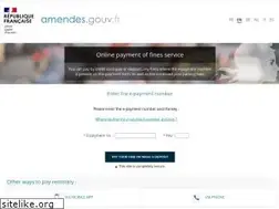 Sites similar to amendes.gouv.fr