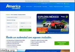 Sites similar to americacarrental.com.mx