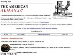 Sites similar to american_almanac.tripod.com