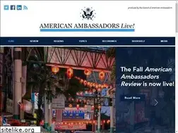Sites similar to americanambassadorslive.org