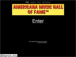 Sites similar to americanamusichalloffame.com