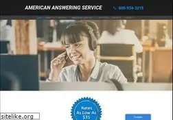 Sites similar to americanansweringservice.com