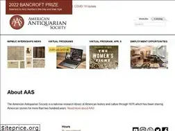 Sites similar to americanantiquarian.org