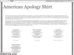 Sites similar to americanapologyshirt.com