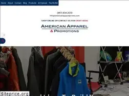 Sites similar to americanapparelpromo.com