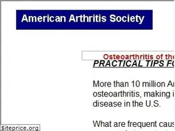 Sites similar to americanarthritis.org