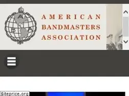 Sites similar to americanbandmasters.org