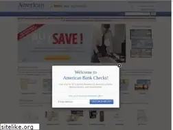 Sites similar to americanbankchecks.com