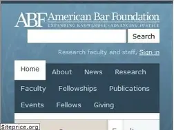 Sites similar to americanbarfoundation.org