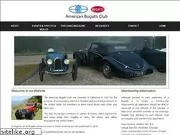Sites similar to americanbugatticlub.org