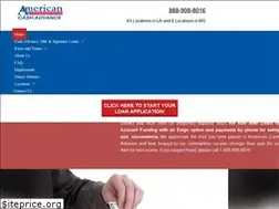 Sites similar to americancashadvance.net