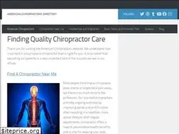 Sites similar to americanchiropractors.org