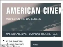 Sites similar to americancinemathequecalendar.com