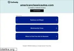 Sites similar to americanclassicautos.com